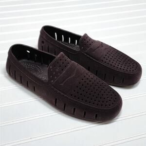 NWOT Floafers Men's Brown Country Club Suede Loafer Shoes Size 11